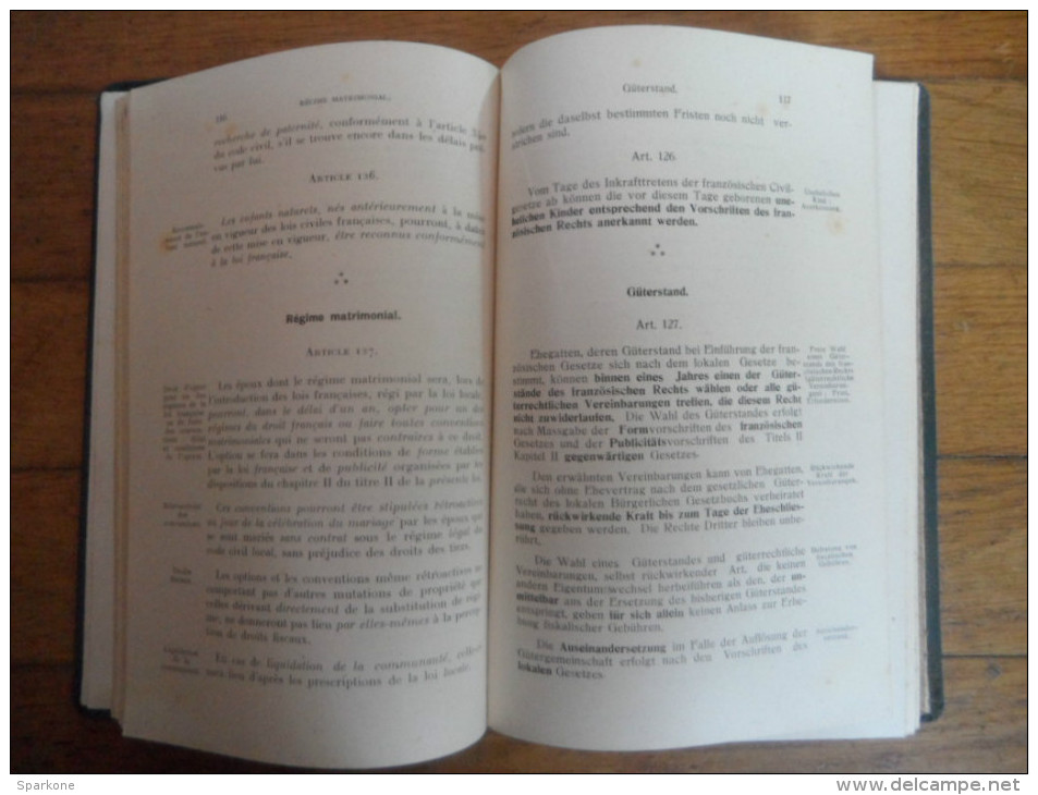 Le Nouveau Droit Civil Et Commercial En Alsace Et En Lorraine - éditions 1924 - Right