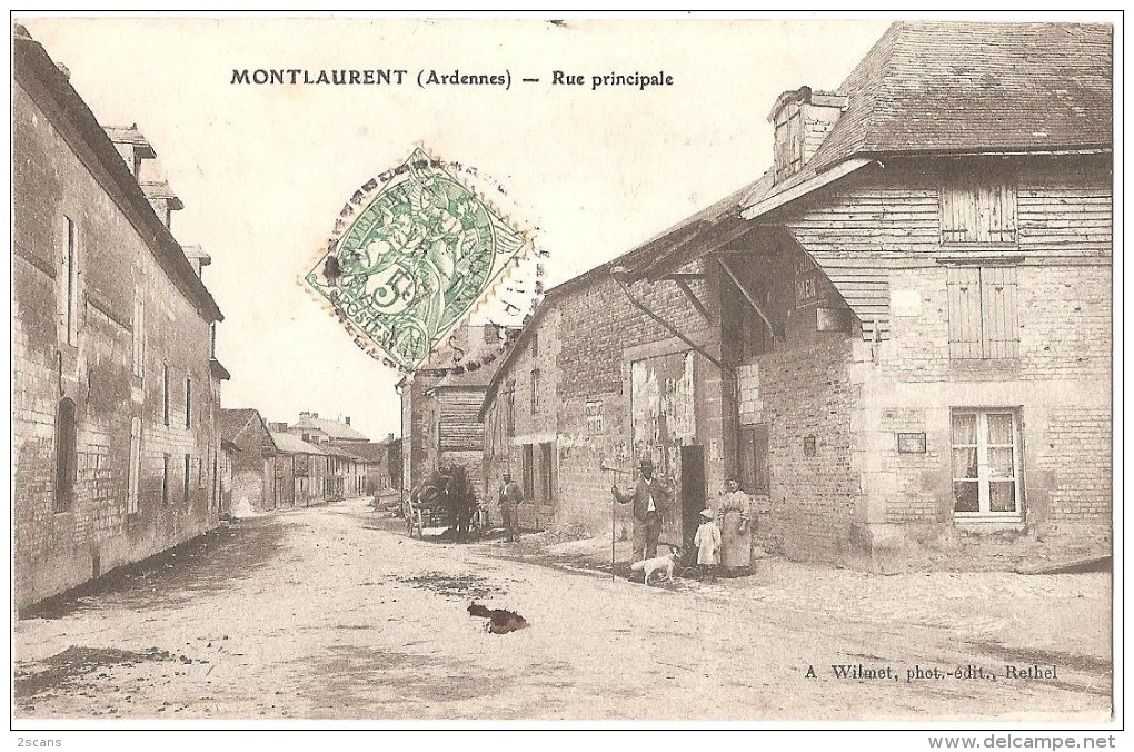 Dépt 08 - MONT-LAURENT - Rue Principale - (Montlaurent) - Autres & Non Classés