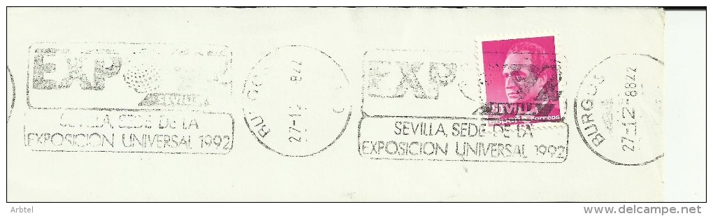 BURGOS FRAGMENTO CON MAT EXPO 92 SEVILLA - 1992 – Séville (Espagne)