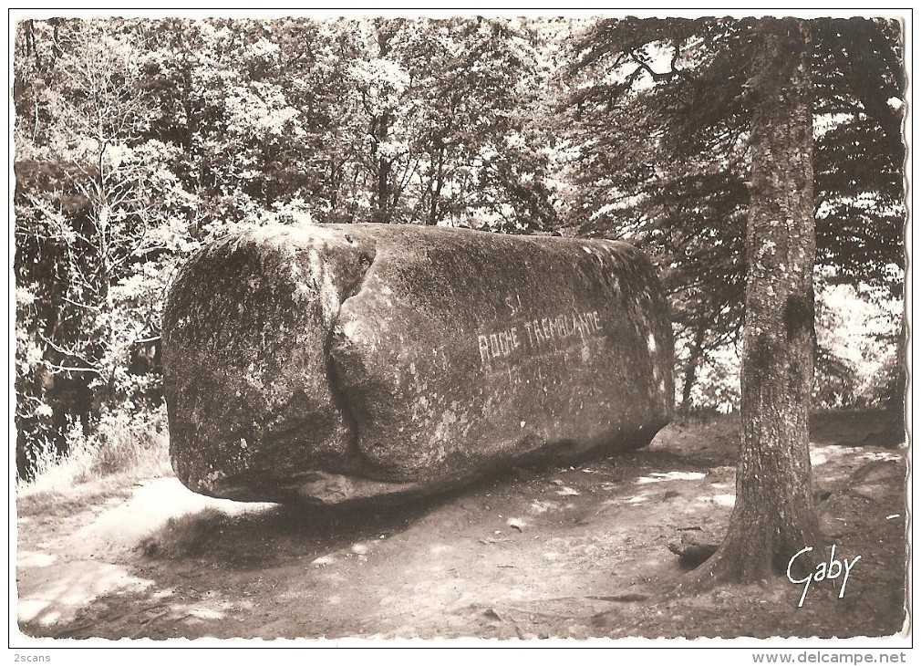 Dépt 29 - HUELGOAT - La Roche Tremblante - (CPSM 10 X 15 Cm) - Huelgoat