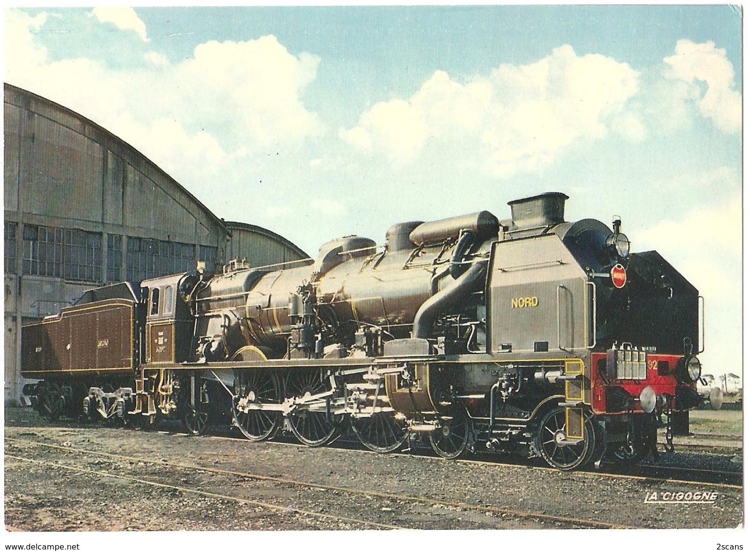 TRAIN France -  Locomotive à Vapeur - Locomotive "Pacific-Chapelon" N° 3.1192 NORD (1936) - Photo SNCF - Trenes