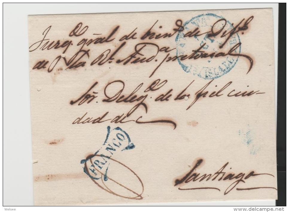 SpC046/ -/SPANIEN -  KUBA - Habana 1853, Stampless  Domesric Letter - Cuba (1874-1898)