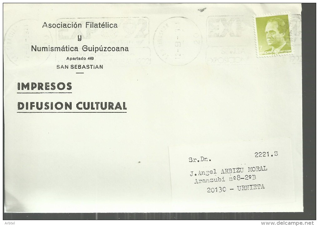 SAN SEBASTIAN CC CON MAT EXPO 92 SEVILLA - 1992 – Sevilla (Spain)