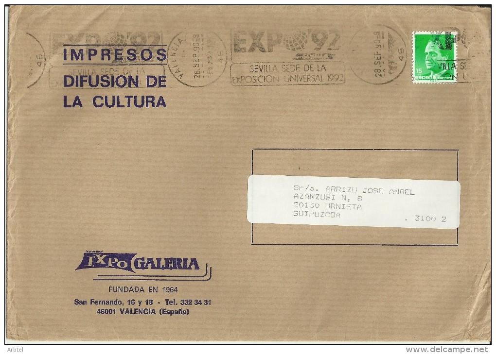 VALENCIA  CC CON MAT EXPO 92 SEVILLA - 1992 – Séville (Espagne)