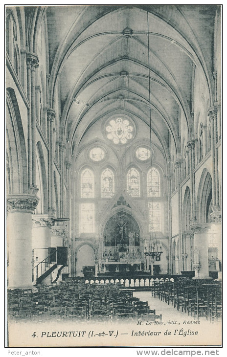 Pleurtuit (I&V) Intérieur De L'église - Version Inédite - Sonstige & Ohne Zuordnung