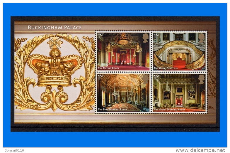 GB 2014-0025, Buckingham Palace MS, MNH OG - Blocks & Miniature Sheets