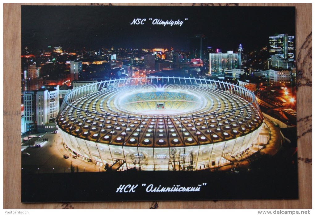 Kiev Olympyisky EURO 2012 Stadium - Stade At Night - Stadi