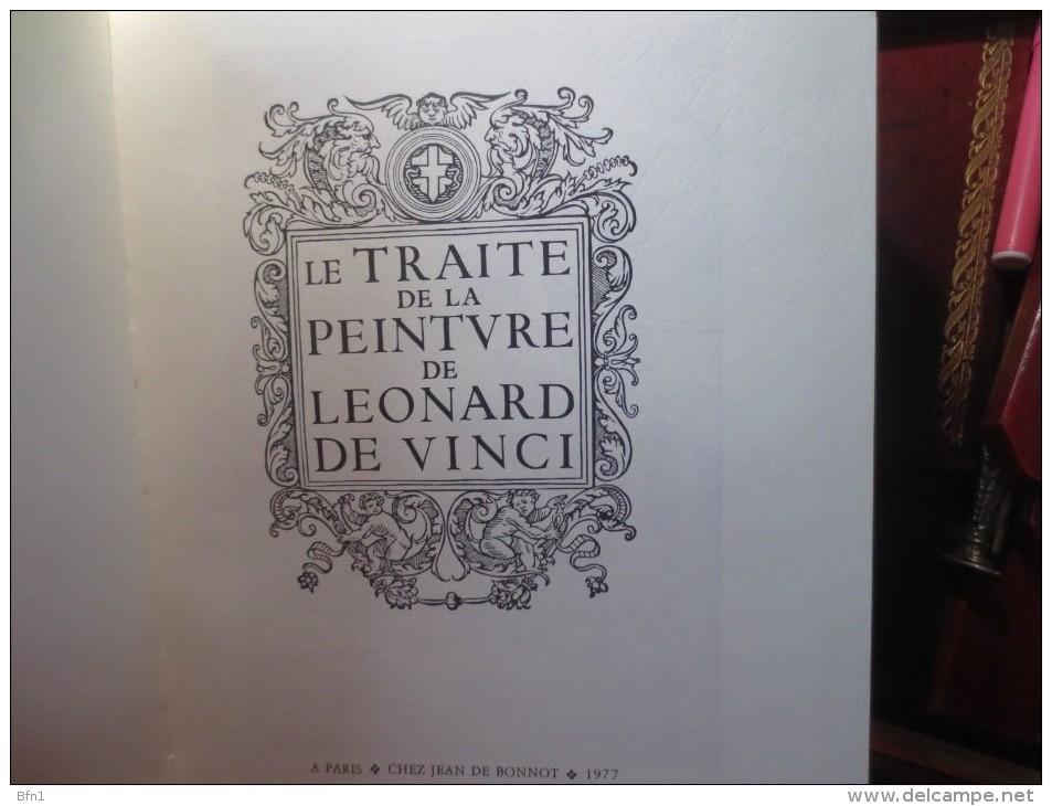 LEONARDD DE VINCI- LE TRAITE DE LA PEINTURE- 1977- JEAN DE BONNOT- TIRAGE SPECIAL EXEMPLAIRE DE TETE