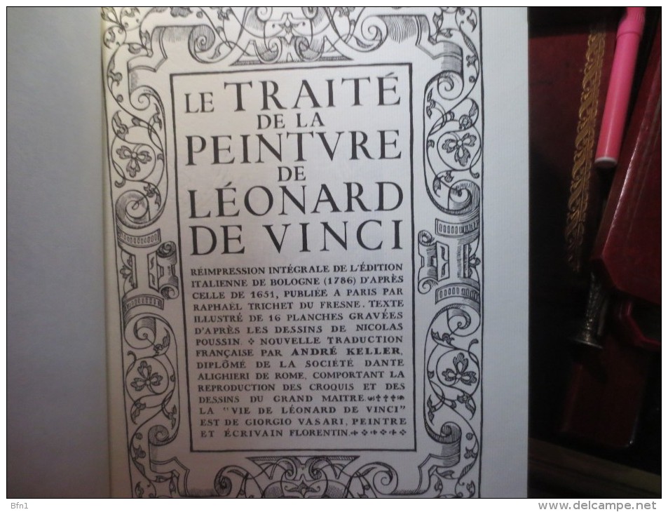 LEONARDD DE VINCI- LE TRAITE DE LA PEINTURE- 1977- JEAN DE BONNOT- TIRAGE SPECIAL EXEMPLAIRE DE TETE