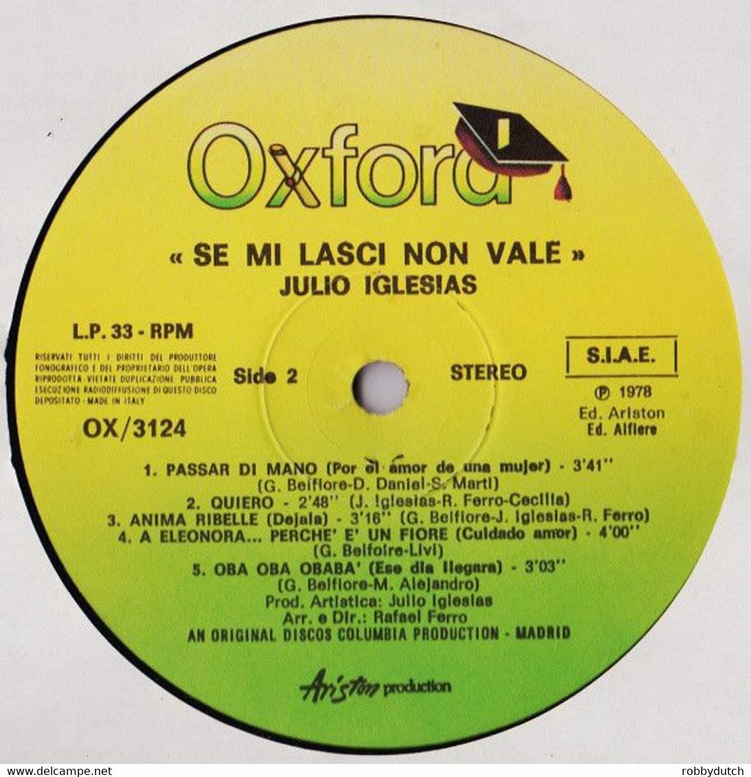 * 3 LP box *  JULIO IGLESIAS - SPECIAL (Spain 1984 EX-!!!)