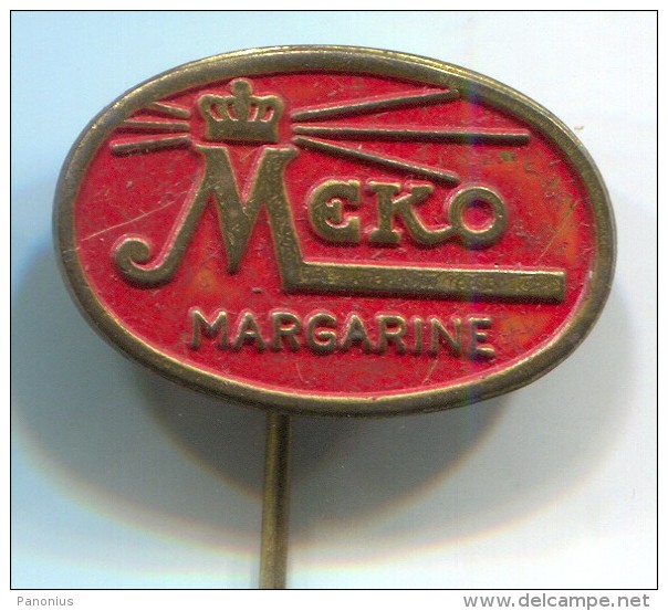 FOOD KITCHEN KEUKEN - Meko Margarine , Vintage Pin, Badge - Alimentation