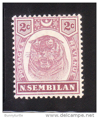 Malaya Negri Sembilan 1895-99 Tiger 2c Used - Negri Sembilan