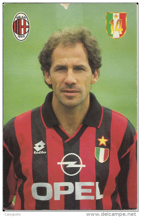 FRANCO BARESI - Cartolina Autografata  - FG -           #01 - Calcio