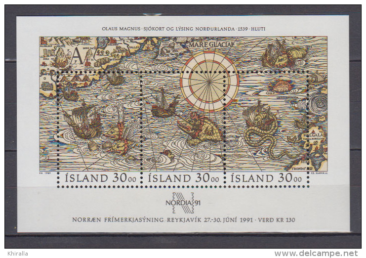 ISLANDE   1989         BF    N°   10          COTE      13 € 00 - Blocks & Sheetlets