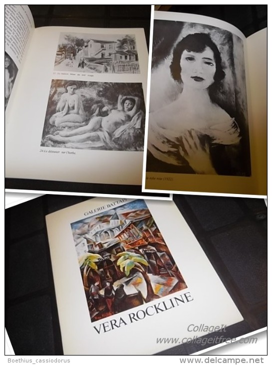 VERA ROCKLINE : Rare Catalogue Retrospective Expo 22 Mai 12 JUIN 1975 - Art