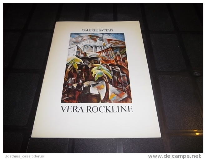 VERA ROCKLINE : Rare Catalogue Retrospective Expo 22 Mai 12 JUIN 1975 - Art