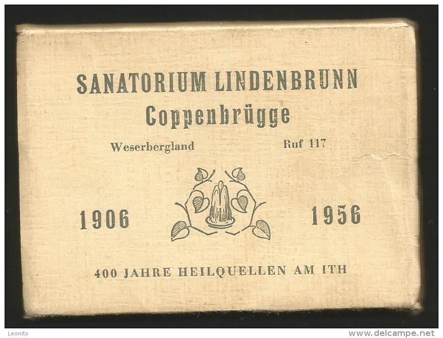 COPPENBRÜGGE LEPORELLO 12 Kleine Fotos (7 X 9,5 Cm)Hameln Pyrmont Hildesheim SANATORIUM LINDENBRUNN 1956 - Hameln (Pyrmont)