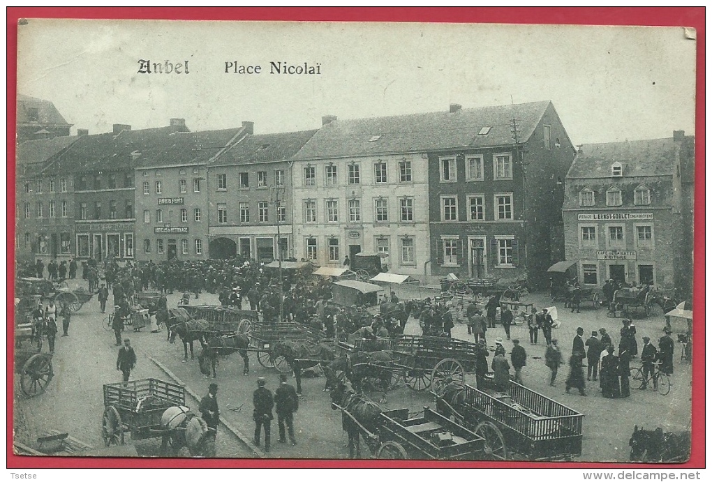 Aubel - Marché , Place Nicolaï - 1919 ( Voir Verso ) - Aubel