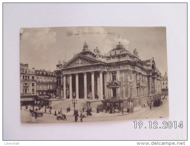 Buxelles. - La Bourse.  (10 - 11 - 1913) - Istituzioni Internazionali