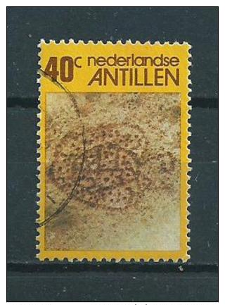 1977 Netherlands Antilles 40 Cent Indian Rock Formations Used/gebruikt/oblitere - Curaçao, Antilles Neérlandaises, Aruba