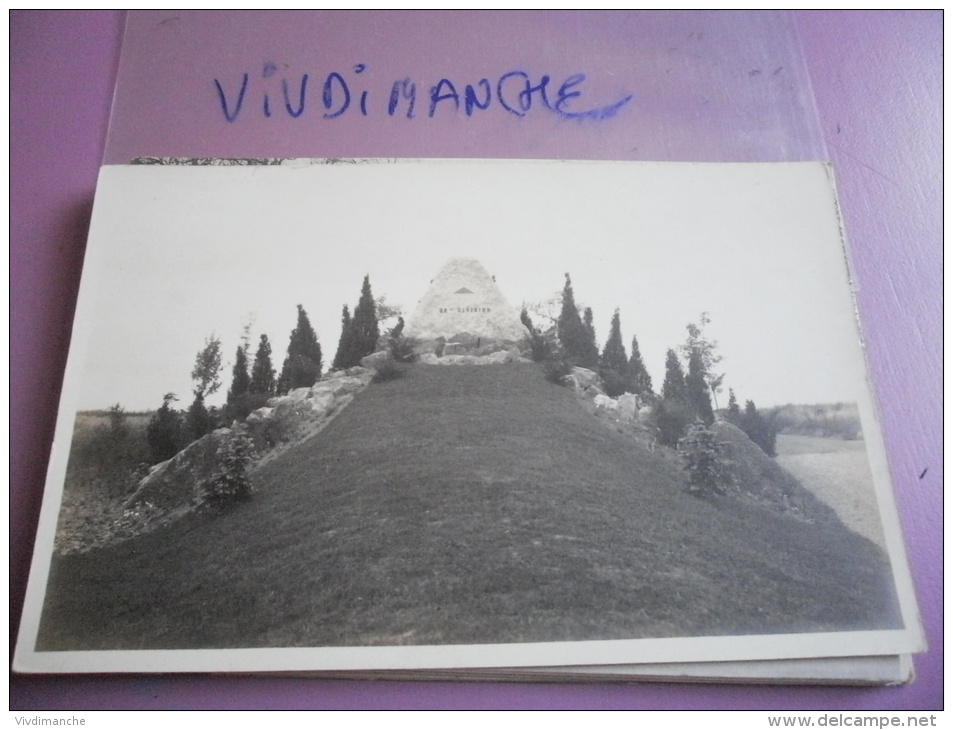 80 - BEAUMONT-HAMEL - MONUMENT 29EME DIVISION - CARTE PHOTO FORMAT CPA PAPIER VIERGE - - Other & Unclassified