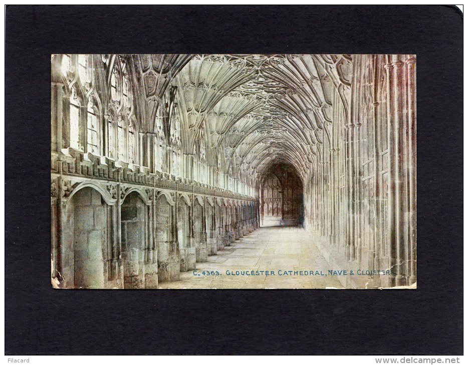 50570     Regno  Unito,    Gloucester  Cathedral,  Nave  &amp; Cloister,  NV - Gloucester