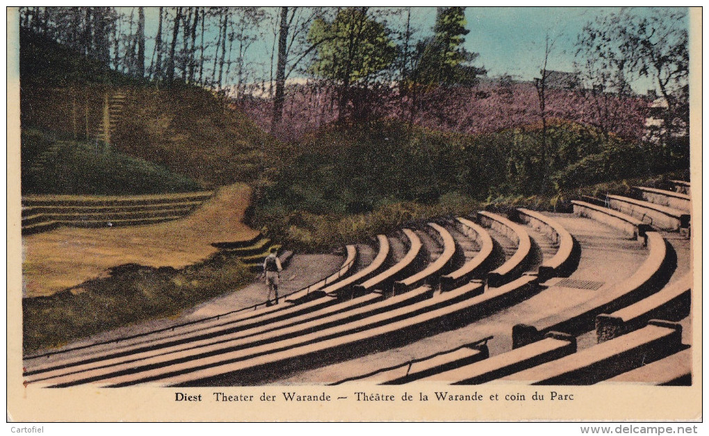 DIEST-WARANDE-THEATER-THEATRE-NIET VERZONDEN-METRO-UITGAVE-ZIE 2 SCANS-RARE ! ! - Diest