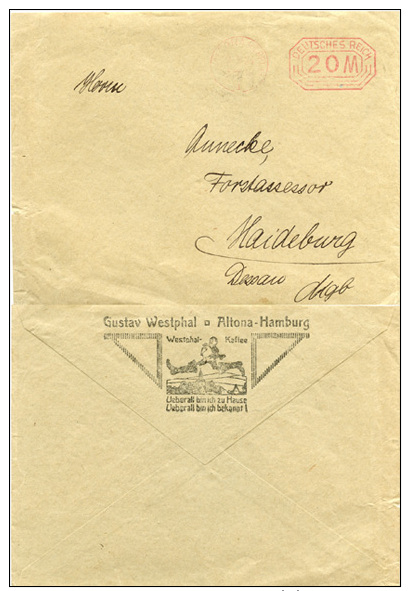 N2042 Brief DR St. AFS Altona N. Haideburg 29.5.23 - Sonstige & Ohne Zuordnung