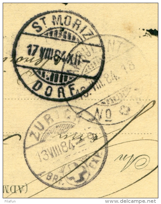 Österreich 1884- UPU Correspondenz-Karte - Autres & Non Classés