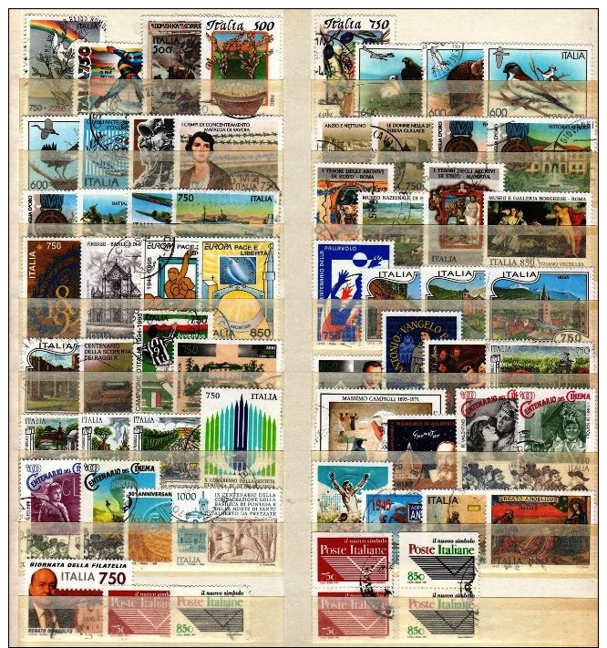 ITALIA REPUBBLICA  1995  ANNATA  COMPLETA   USATI DI QUALITA ´ BOLLI NITIDI ITALY STAMPS - Annate Complete