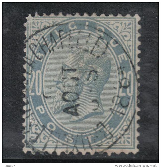 W2332 - BELGIO 1883 , 20 Cent N. 39 Usato - 1883 Leopold II