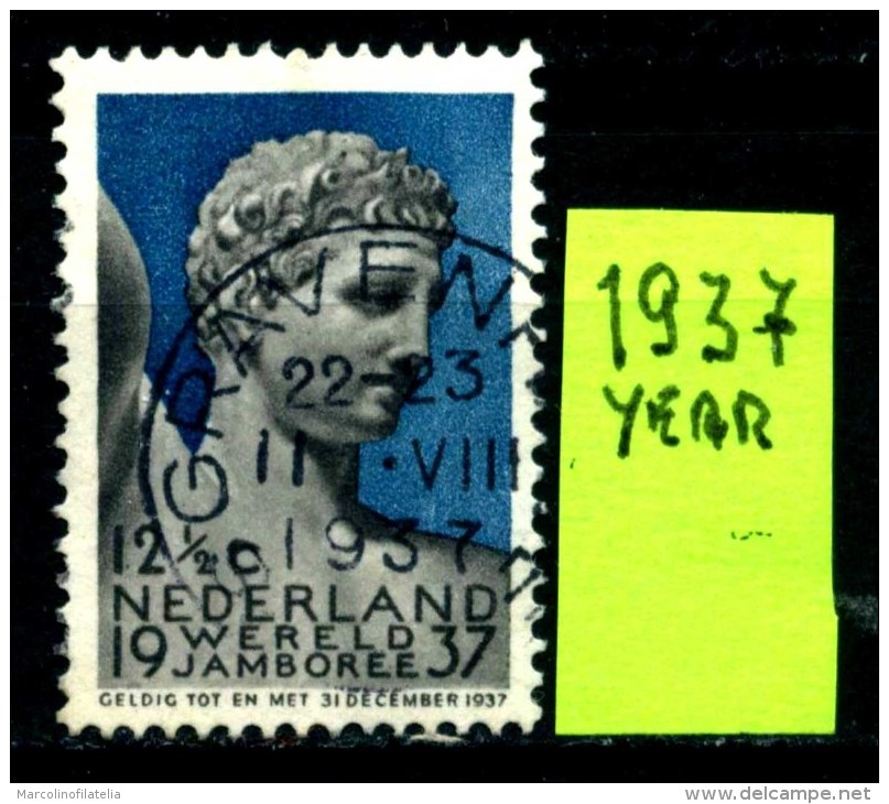 OLANDA - NEDERLAND - Year 1937 - 12 1/2 Cent - Usati -used. - Usati