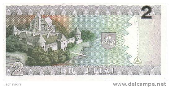 LITHUANIE  2 Litai   Emission De 1993   Pick 54a     ***** BILLET NEUF ***** - Lithuania