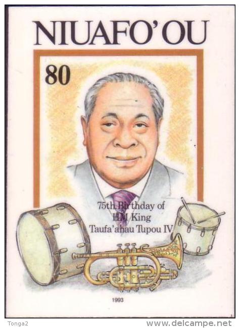 Tonga Niuafo'ou Cromalin Proof 1993 -  King's Birthday - Tonga (1970-...)