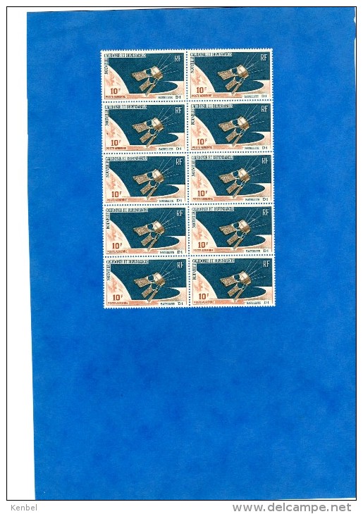 1964.Satellite D1. Bloc De 10 Timbres Neufs Parfait état. - Oceania