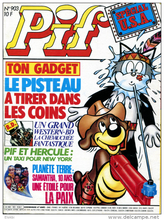 Pig Gadget N°903 BD "la Chevauchée Fantastique" (d'après Le Western De J. Ford) - Pif Gadget