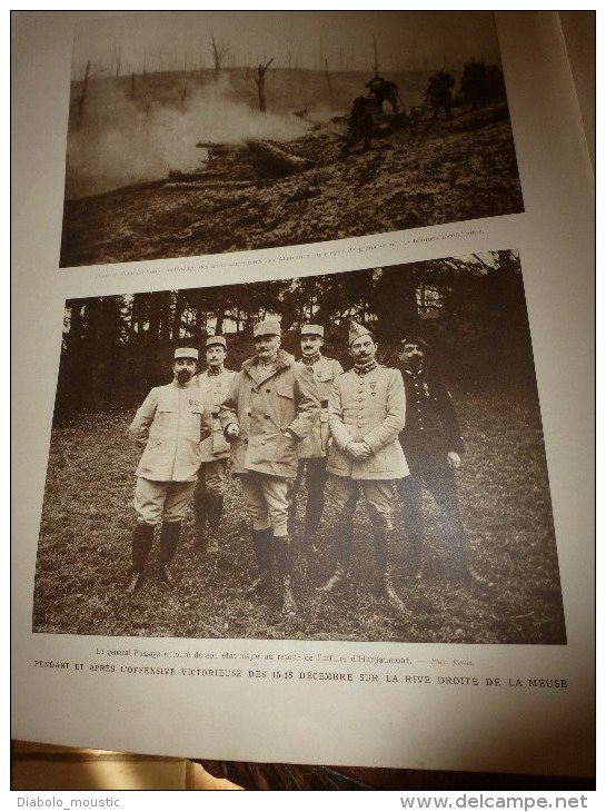 1917: Photo des SERBES pendus à KROUCHEVATZ ;Louvemont-H;Bras;Vacherauville;Abris allemands à FRISE;Nornège;PETROGRAD