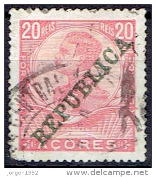 PORTUGAL # STAMPS FROM YEAR 1910 STANLEY GIBBONS 408 - Gebruikt