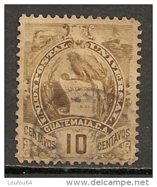 Timbres - Amérique - Guatemala - 1887/95 - 10 Centavos - - Guatemala