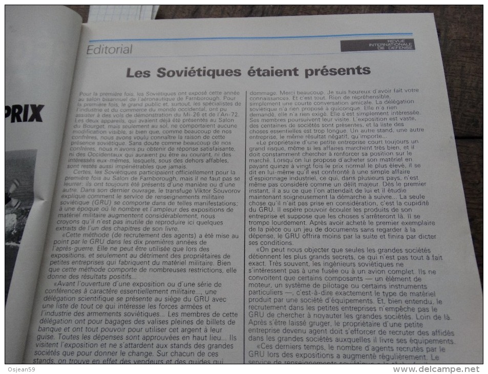 Revue Internationale De Défense N°10/1984 - Boten