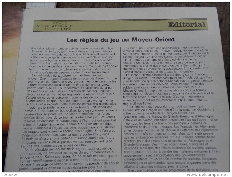 Revue Internationale De Défense N°2/1987 - Boats