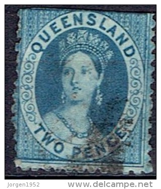 QUEENSLAND # STAMPS FROM YEAR 1860 STANLEY GIBBONS 99 - Usati