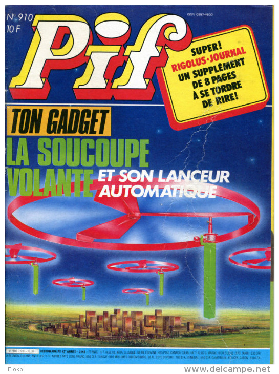 Pif Gadget N°910 - Pif Gadget