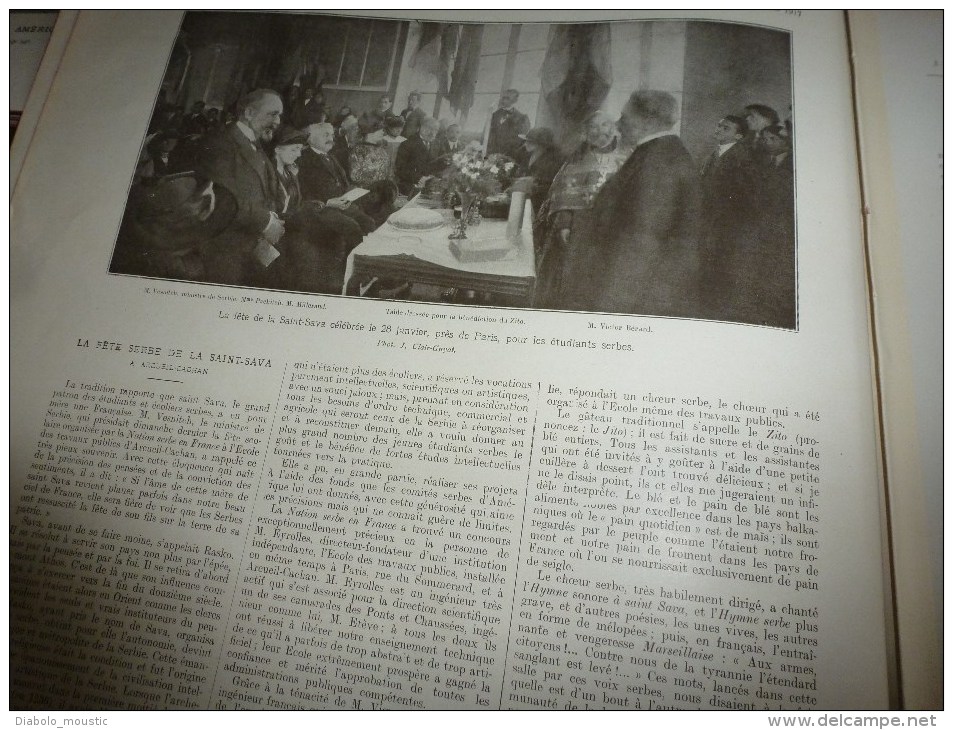 1917: FROID++;Fête Serbe St-Sava;Animaux Sur Le Front;Aqu SCOTT;Train MOURMAN;Skieurs Ital;Sarantaporos; Fin Du GAULOIS - L'Illustration