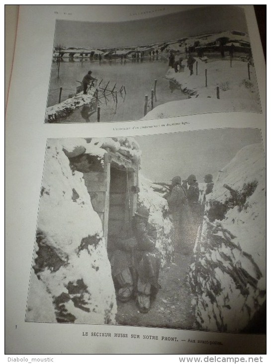 1917: FROID++;Fête serbe St-Sava;Animaux sur le front;Aqu SCOTT;Train MOURMAN;Skieurs ital;Sarantaporos; Fin du GAULOIS