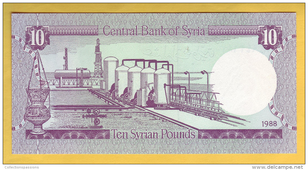 SYRIE - Billet De 10 Pounds. 1988. Pick: 101d. NEUF - Syrie