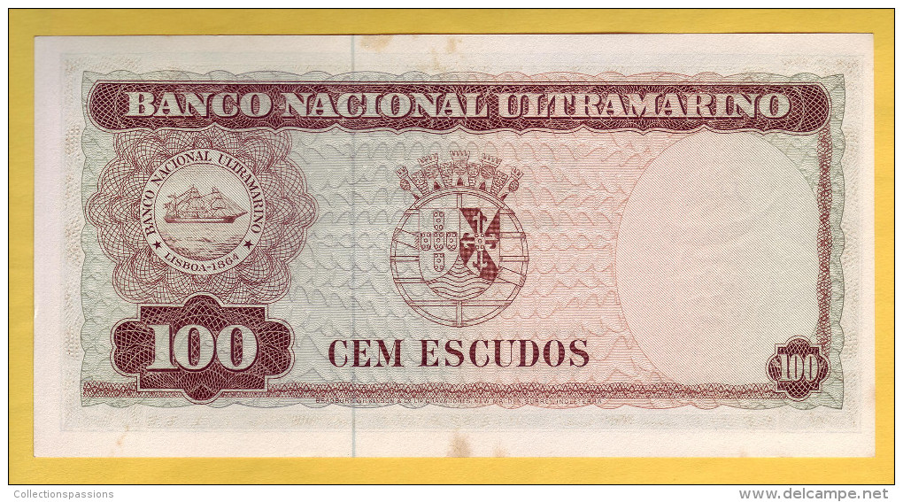 TIMOR - Billet De 100 Escudos. 25-04-63. Pick: 28a. SUP - Timor