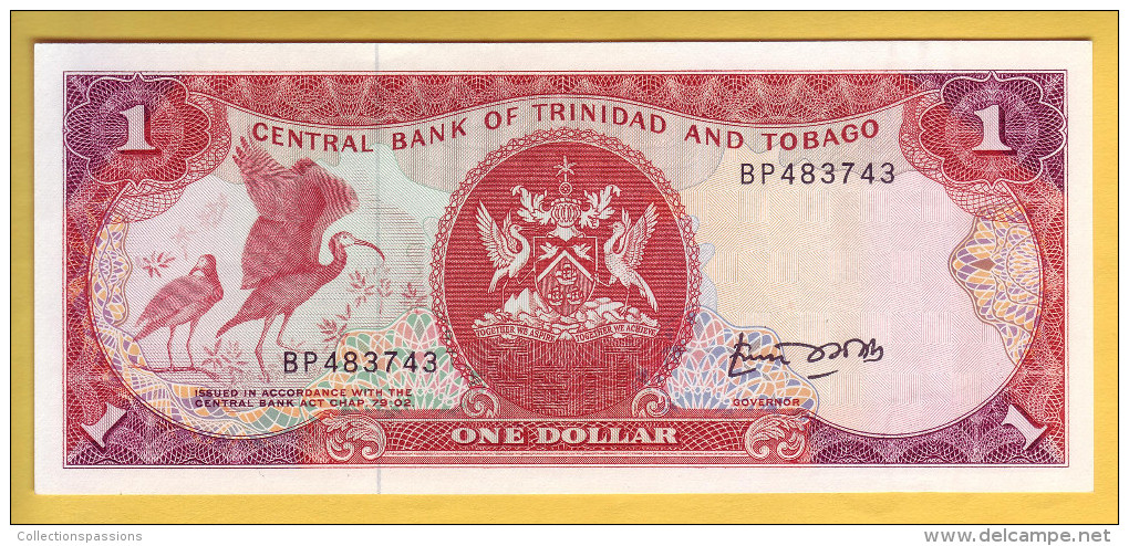 TRINITE ET TOBAGO - Billet De 1 Dollar. 1977. Pick: 30b. NEUF - Trinidad & Tobago