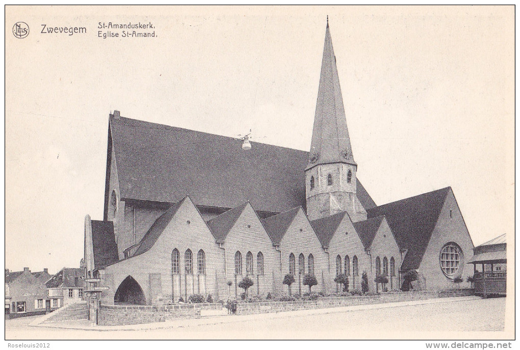ZWEVEGEM : St-Amanduskerk - Zwevegem