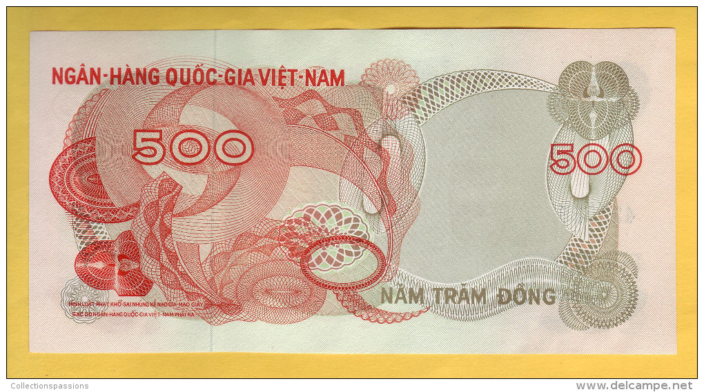 VIET NAM - Billet De 500 Dong. 1970. Pick: 28a. NEUF - Vietnam